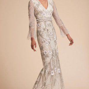 Beaded Art Deco Wedding Gown